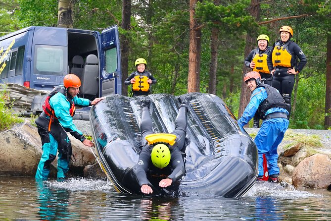 Child Appropriate Family Rafting in Dagali near Geilo, Norway - What grade 2 rafting feels like