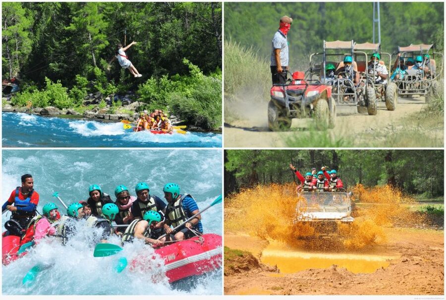 City of Side: Rafting, Zipline, Jeep, Buggy and Quad Combo - Buggy and quad rides in the mud