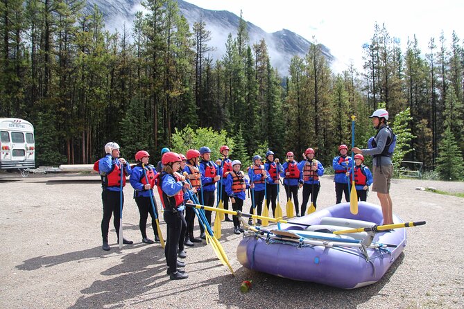 Class 3 Sunwapta River Rafting Adventure in Jasper - Getting ready for four hours of spray and splashes