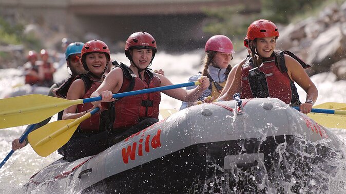 Clear Creek Classic 2h 30m Rafting Trip - Idaho Springs, CO - Argo Mill and Tunnel from the river