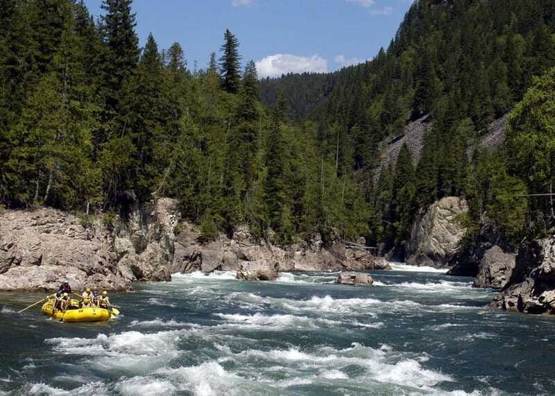 Clearwater BC Rafting with time for a waterfall Tour - What Class II to IV really means