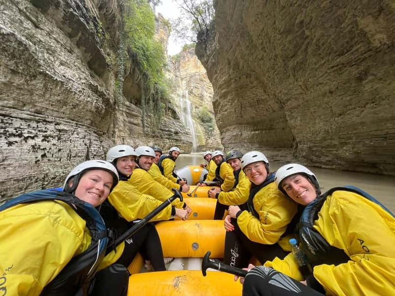 Çorovoda: Osumi Canyon Rafting/River Tubing Tour - Entering Osumi Canyon by raft or tube