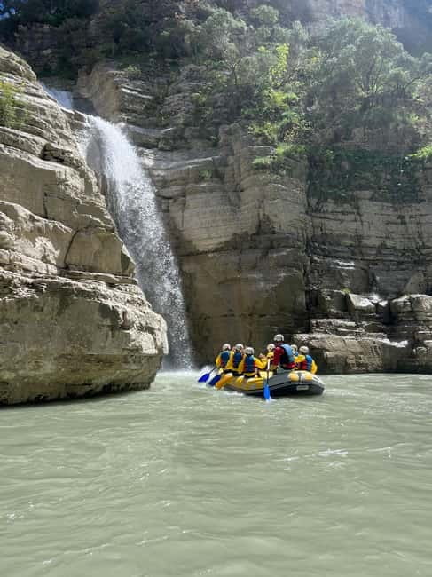 Çorovoda: Osumi Canyon Rafting/River Tubing Tour - Bigasi, Sugar Waterfall, and the narrowest passage