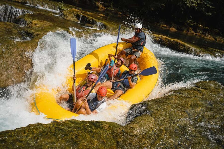 Croatia: Una River Whitewater Rafting Adventure - The 15-minute ride to Štrbački buk