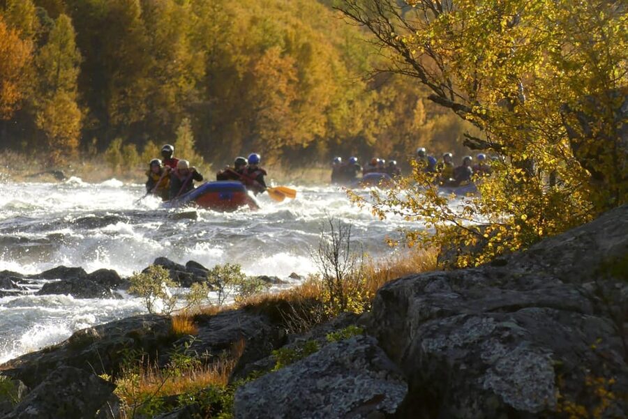 Dagali/Geilo: White Water Rafting Adventure - level 2 - Reaching Seterdalen and learning the paddle rhythm