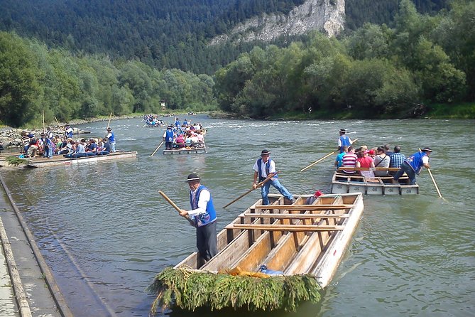 DUNAJEC River Gorge traditional rafting, PRIVATE TOUR from Krakow - What the private format adds at $179.41 per person