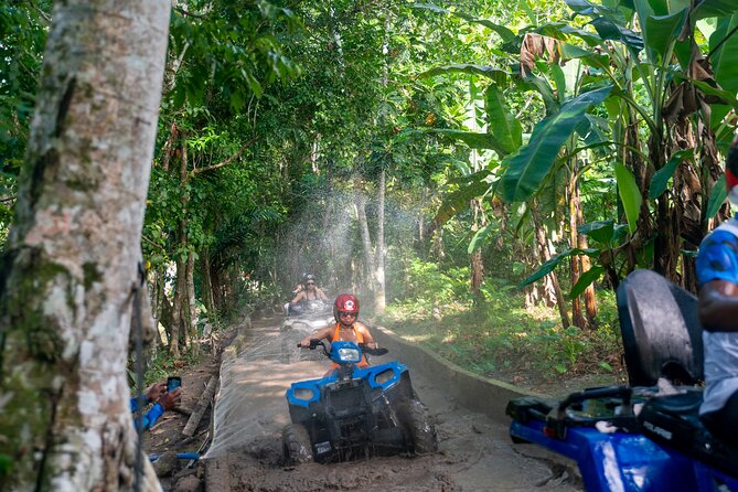 Dunn's River Falls, ATV, Horseback Ride and Bamboo Rafting Tour - Bamboo rafting on the White River