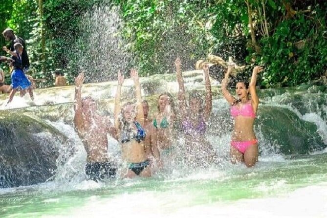 Dunn's River Falls, Blue Hole, Bamboo Rafting, Horseback Combo - Jamaican lunch with room to slow down