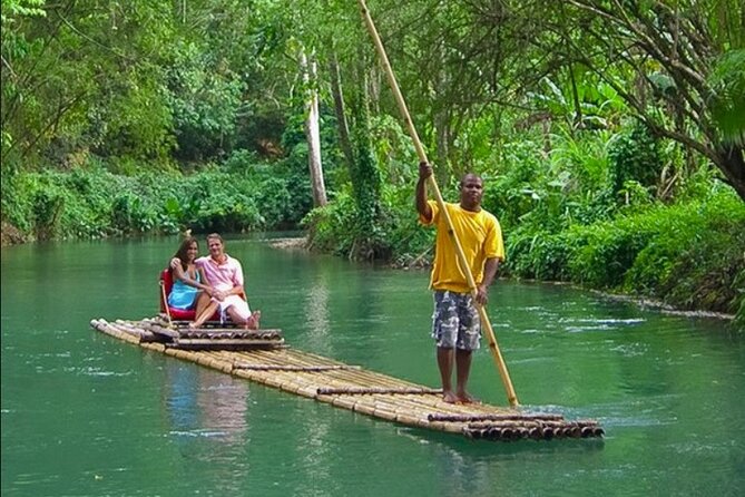 Dunn's River Falls, Blue Hole, Bamboo Rafting, Horseback Combo - The driver and the value of local help