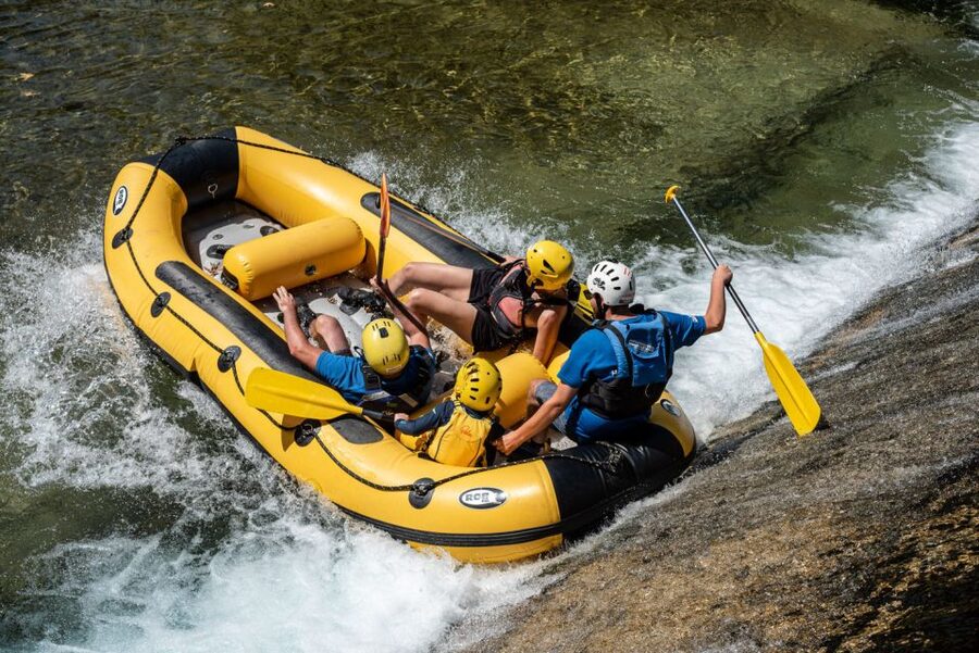 Epirus: Easy Rafting Experience on the Voidomatis River - The cold-water swim stop