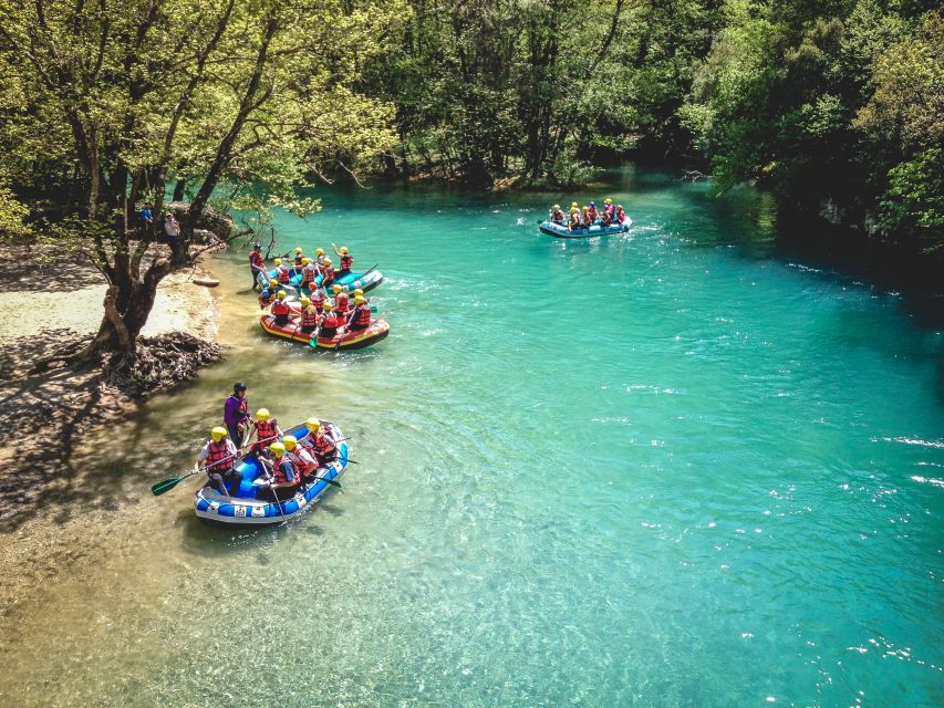 Epirus: Easy Rafting Experience on the Voidomatis River - The rafting base and the ride to Aristi Bridge
