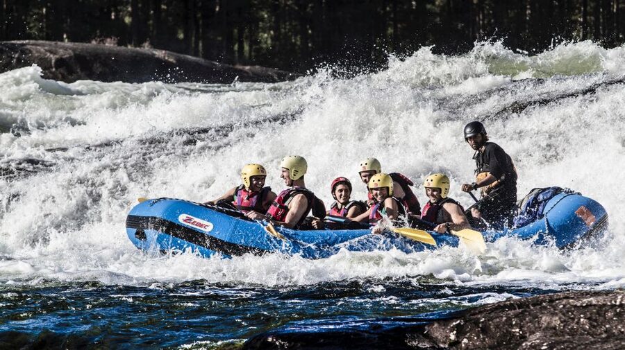 Evje: White Water Rafting Trip on Norway's Warmest Rivers - Seeing the waterfall before running it