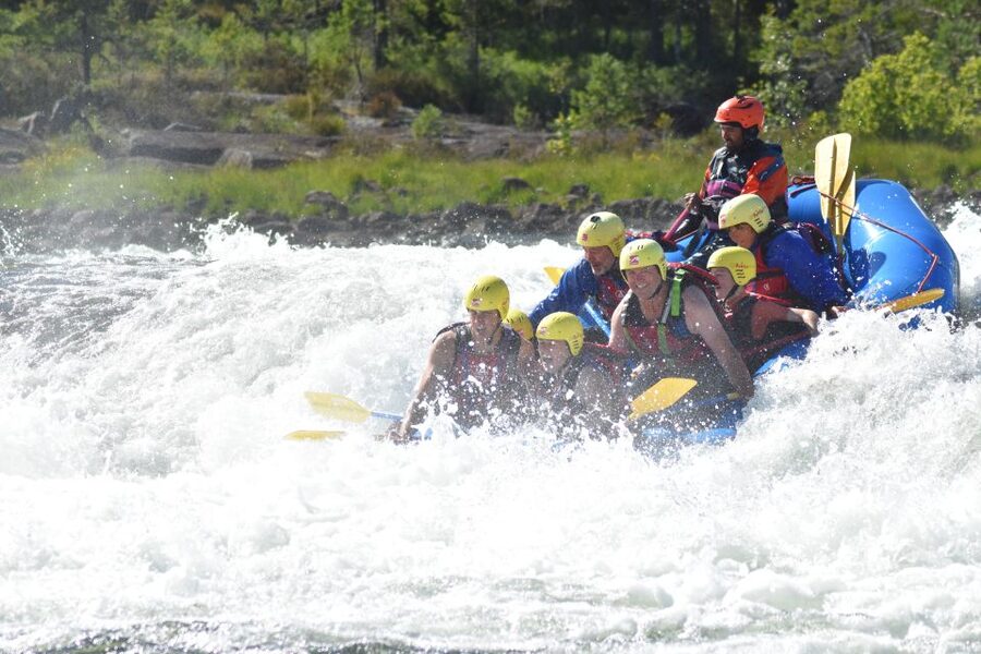 Evje: White Water Rafting Trip on Norway's Warmest Rivers - From TrollAktiv to Byglandsfjord dam