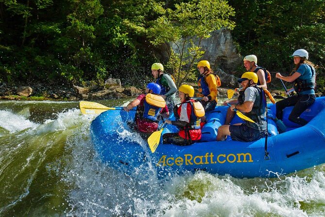 Fall Upper Gauley Full Day Whitewater Rafting - A hot riverside lunch breaks up the effort