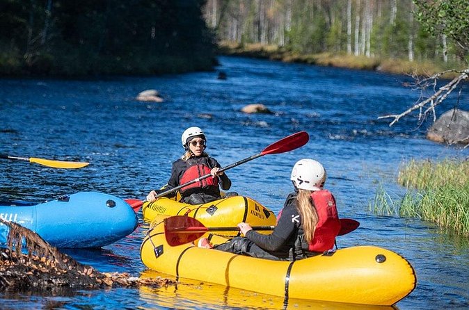 Family Packraft tour in Sälen - Fast sections on the Västerdal River