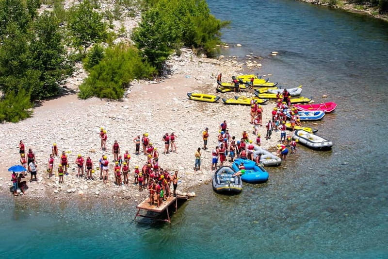 Family Rafting at Koprulu Canyon w/Lunch and Hotel Transfer - Getting fitted for the river