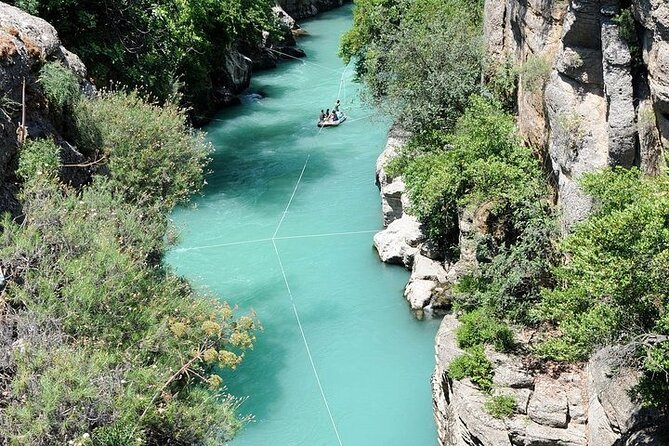 Family Rafting Experience in Koprulu Kanyon Antalya - Canyon scenery between the rapids