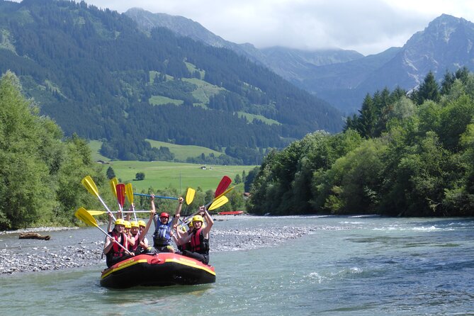 Family rafting Iller - white water rafting level 1 - What happens during the 3.5-hour outing
