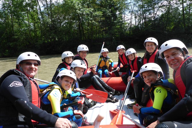 Family rafting Iller - white water rafting level 1 - Age five is useful, but adult supervision is required