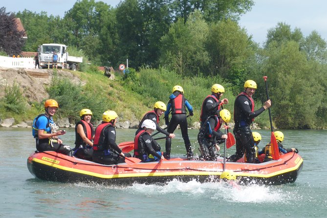 Family rafting Iller - white water rafting level 1 - Getting to the outdoor station