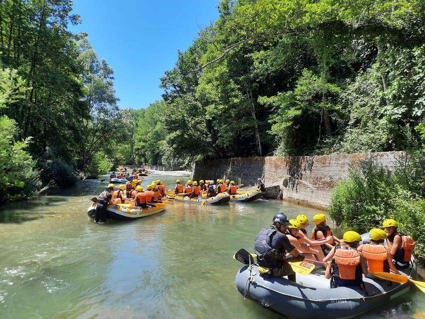 Family rafting in the Pollino National Park - A gentle introduction to the Lao River