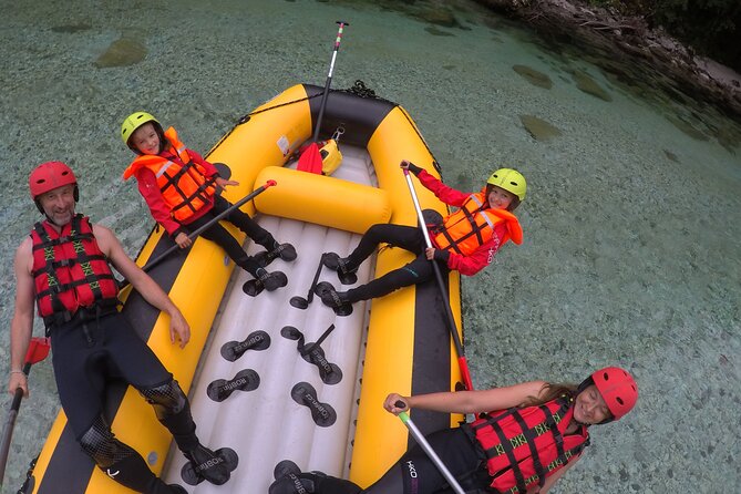 Family Rafting On Soca River - Getting fitted with whitewater equipment