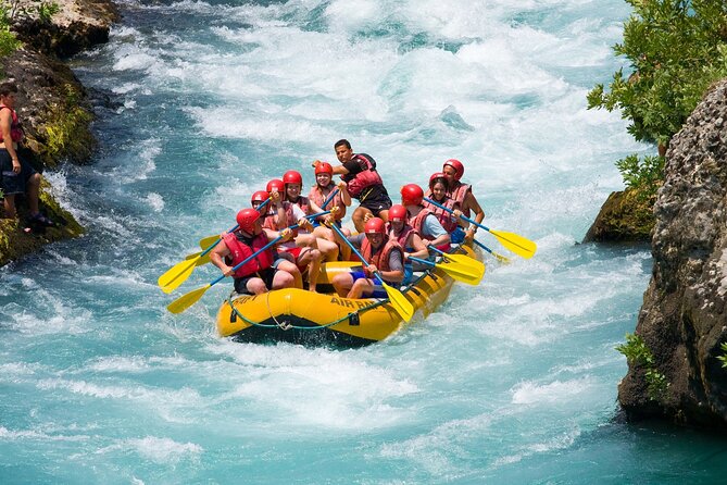 Family Rafting Trip at Köprülü Canyon Incl. Lunch from Side - Getting organized at the canyon base