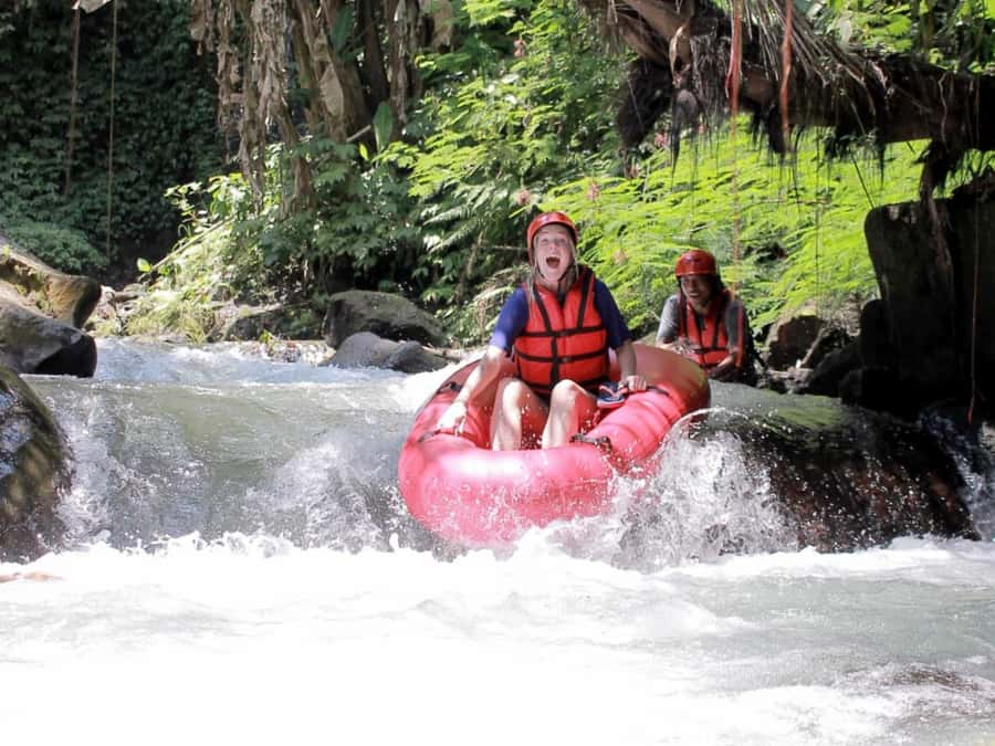 Float & Fun: Bali Wanderlust Whitewater Tubing - A gentle ride through Bali’s Pakerisan River