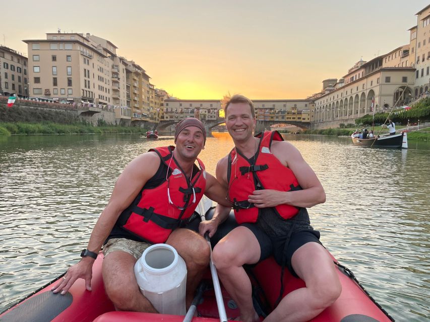 Florence: Ponte Vecchio Rafting Experience with Aperitif - Seeing Florence from the Arno