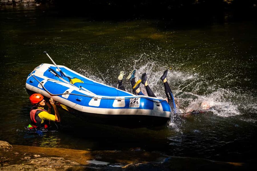 Foix: Family-Friendly Rafting Adventure on the Ariège River - Rapids, water games, and time to play