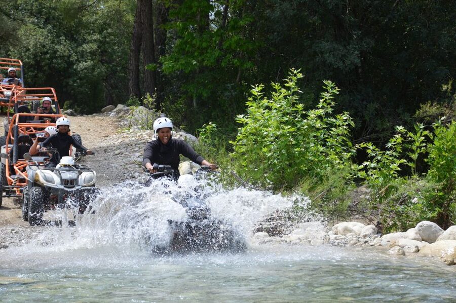 From Belek: Fully Combo Zipline, Quad Safari, Rafting, Lunch - Photos, changing, and the trip home