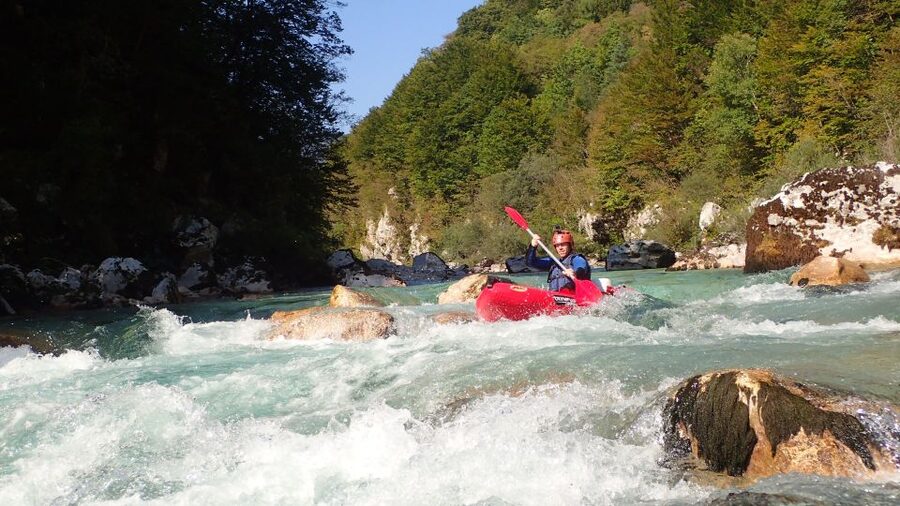 From Bovec: Whitewater kayaking on the Soča River - Optional thrills, including a bridge jump