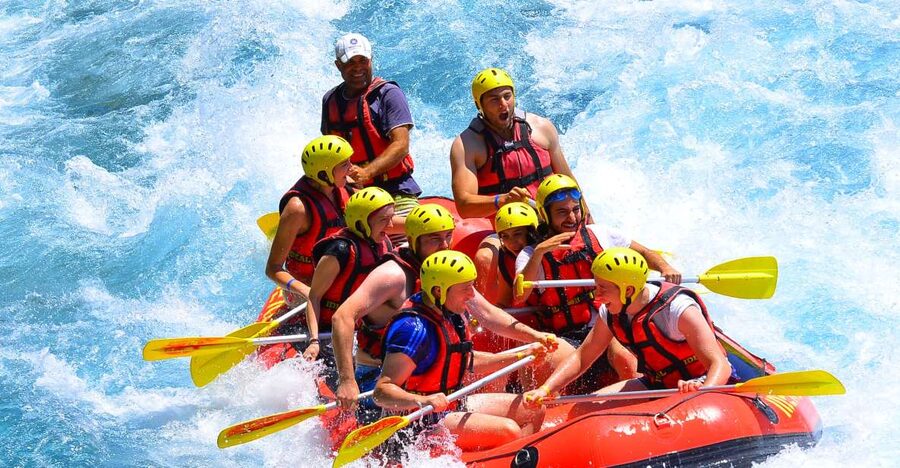 From city of Side: Beskonak Rafting Tour with Lunch - Equipment, briefing, and the first splash