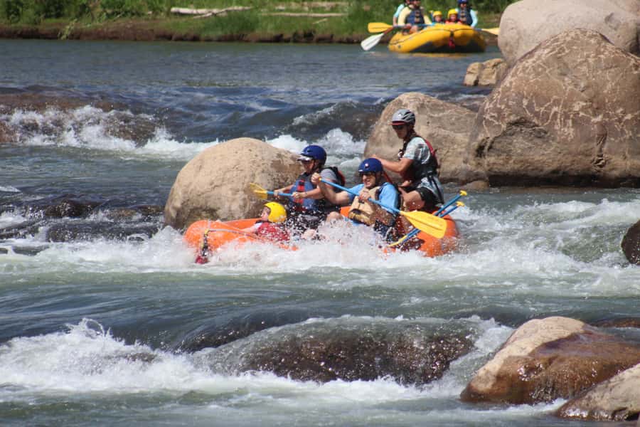 From Durango: Animas River Whitewater Rafting - Durango views, wildlife, and Old West stories