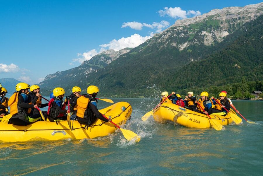 From Interlaken: Family Rafting - Forty-Five Minutes on the Lower Lütschine
