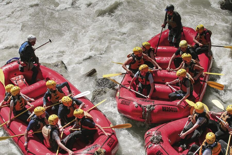 From Interlaken: River Rafting Adventure on Simme River - Alpine scenery between the rapids