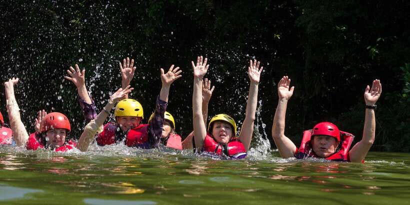 From Kandy: Kitulgala Whitewater Rafting Adventure Day Tour - The safety briefing before you paddle