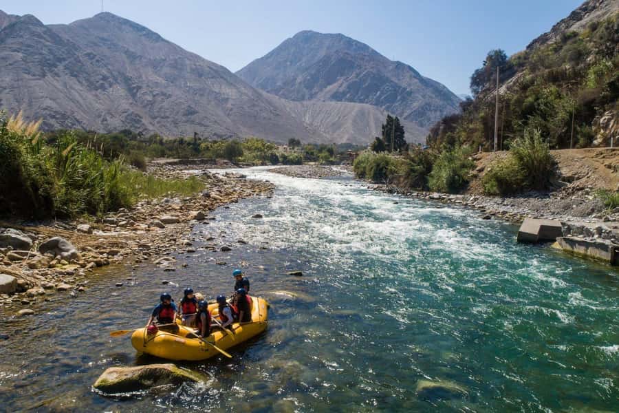 From Lima | Lunahuana River Rafting | Adventure in Canete - ATV rides and ziplining cost extra
