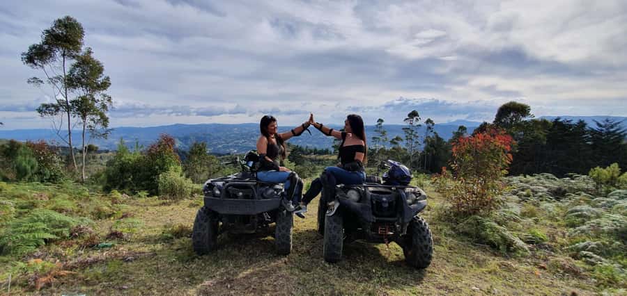 From Medellín: ATV Ride and Rafting Experience Combo Tour - From engine noise to the Calderas River