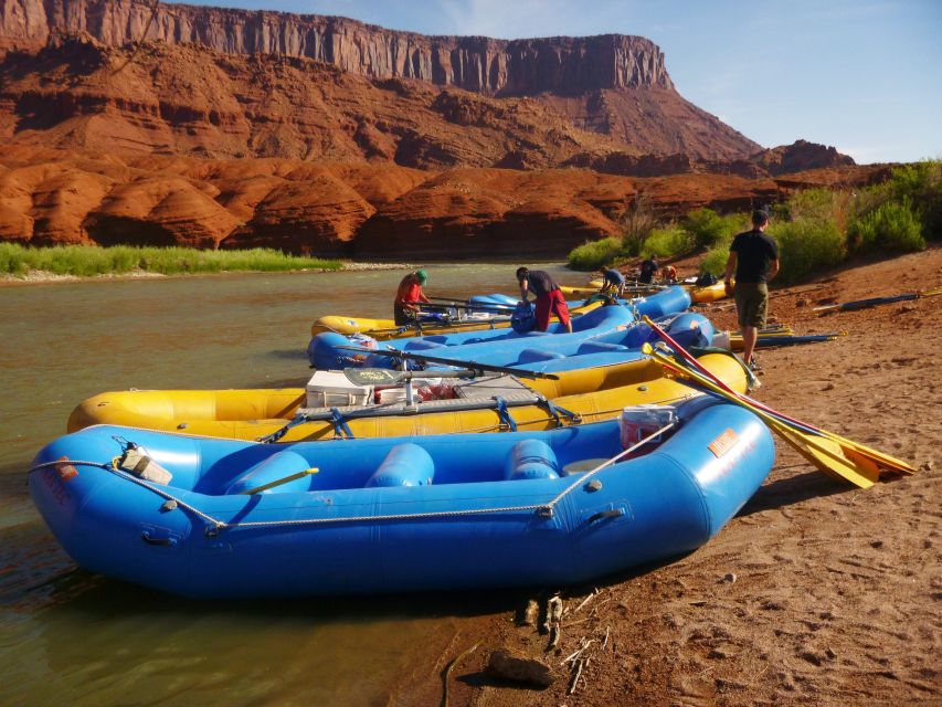 From Moab: Colorado River Guided Rafting Trip - Getting fitted out before launch