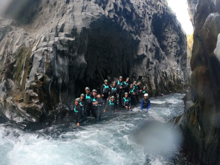 From Motta Camastra: Alcantara Gorges Body Rafting Trip - What happens at OFF RIDE 360