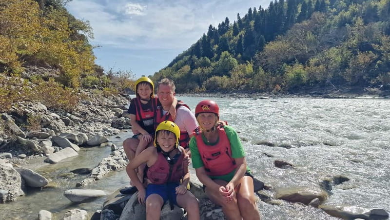 From Permet: Amazing Rafting Experience at Vjosa River - The Vjosa from inside the river
