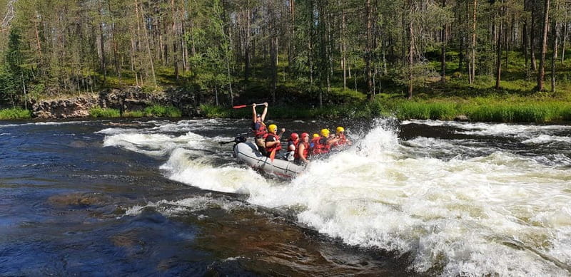 From Ruka: River rafting fun for families - A river trip that starts gently and finishes with Harjakoski