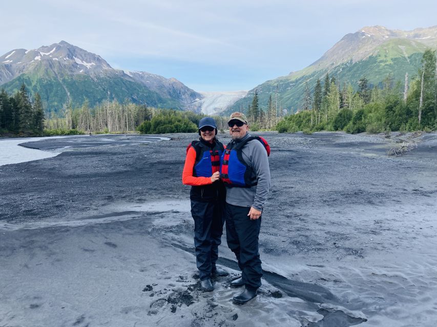 From Seward: Resurrection River Rafting Tour - Getting outfitted for cold glacial water