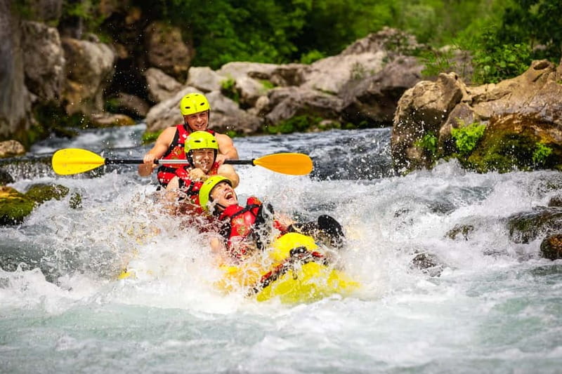 From Split/Šestanovac: Whitewater Rafting on Cetina River - Leaving Split for the Cetina canyon