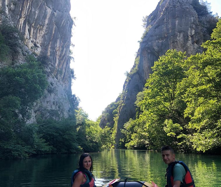 From Split: Van Transfer to/from River Rafting Tour in Omiš - A cave visit and an optional cliff jump