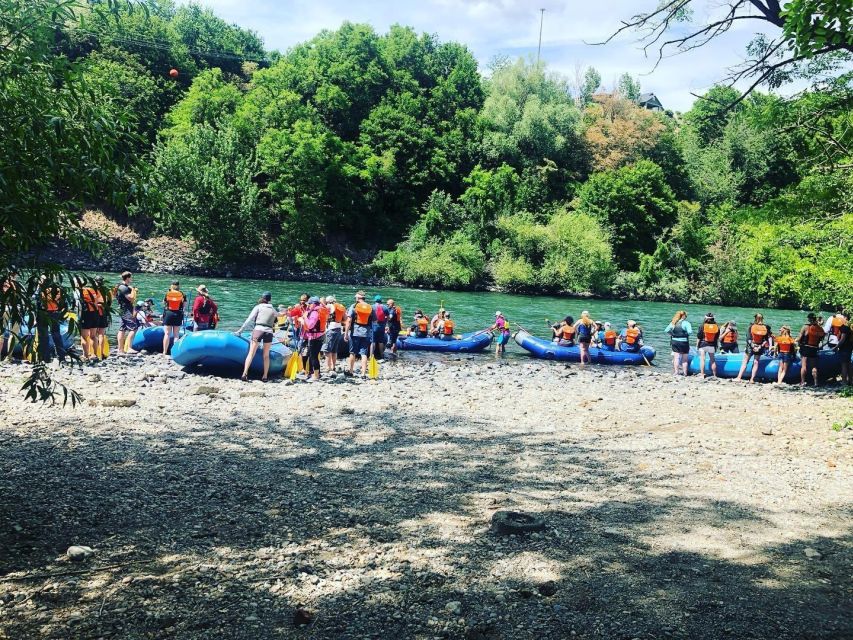 From Spokane: Spokane River Scenic Raft Trip - Getting settled before the raft moves
