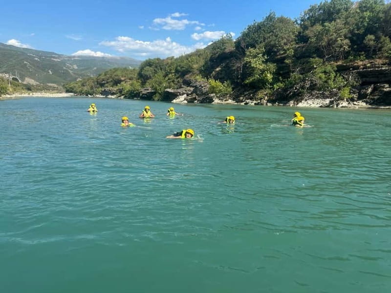 From Tirana: Vjosa Rafting & Benja Thermal Baths Day Tour - The early ride from Tirana