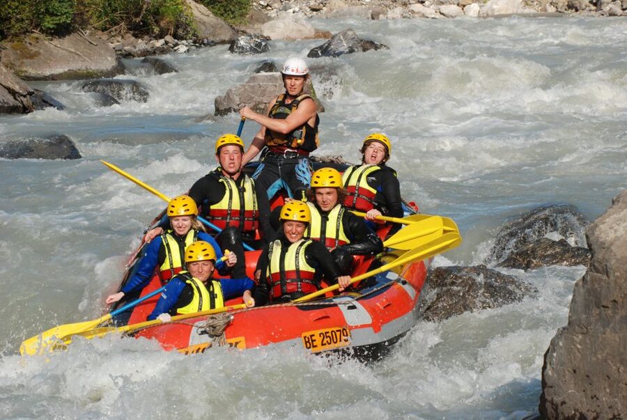 From Zurich Rafting Adventure in Interlaken - From Zurich to the Bernese Oberland by coach