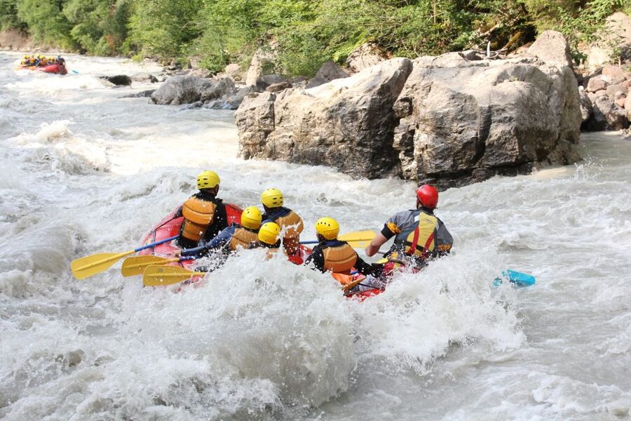 From Zurich Rafting Adventure in Interlaken - Paddling the Lütschine below the Eiger